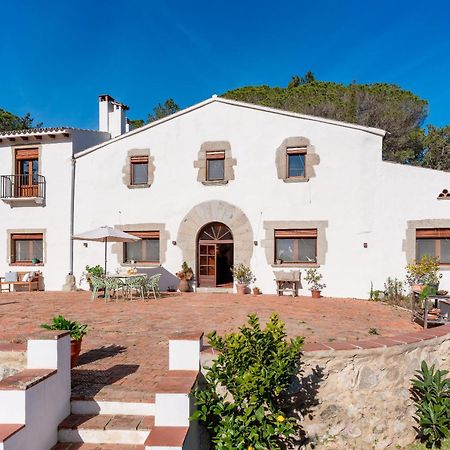 La Terraza - Grosszuegiges Appartment In Katalanischer Masia Sant Iscle De Vallalta 외부 사진