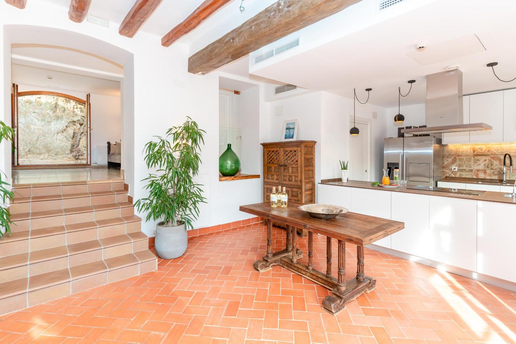 La Terraza - Grosszuegiges Appartment In Katalanischer Masia Sant Iscle De Vallalta 외부 사진