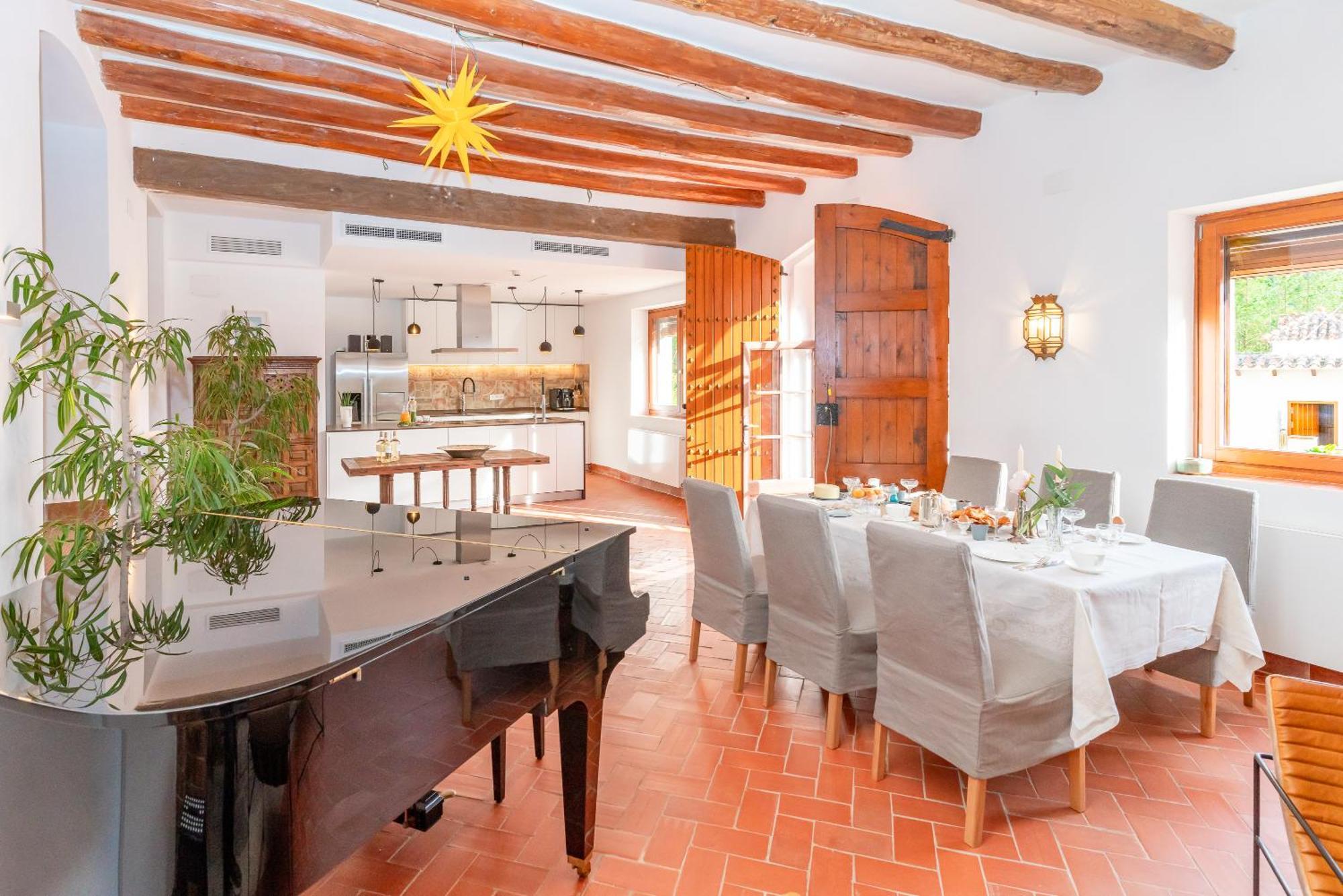 La Terraza - Grosszuegiges Appartment In Katalanischer Masia Sant Iscle De Vallalta 외부 사진