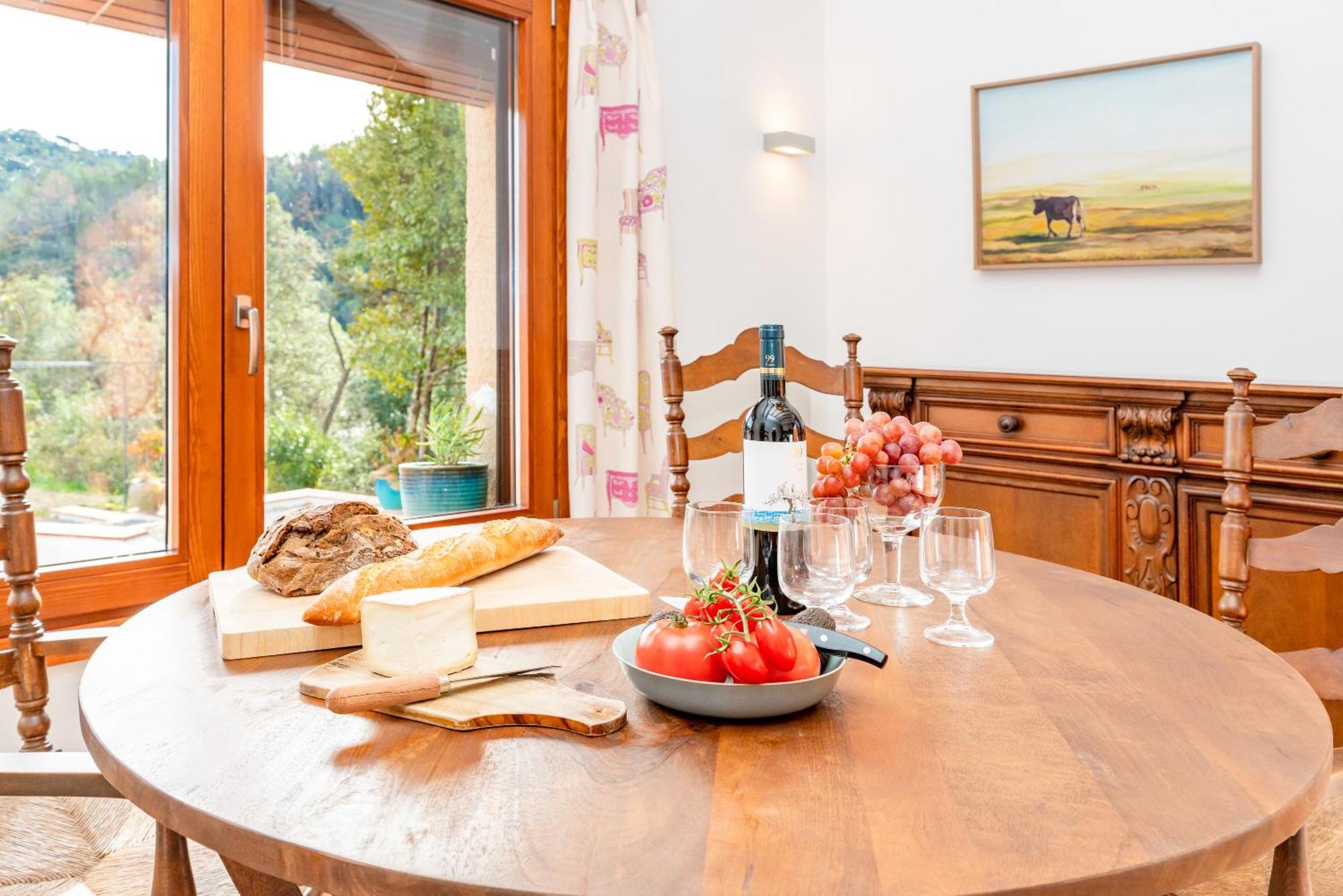 La Terraza - Grosszuegiges Appartment In Katalanischer Masia Sant Iscle De Vallalta 외부 사진